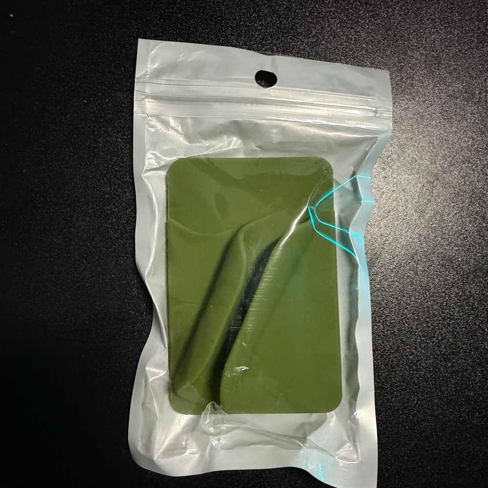 Army Green Silicone Removable Wallet and Lip Gloss  Card Holder